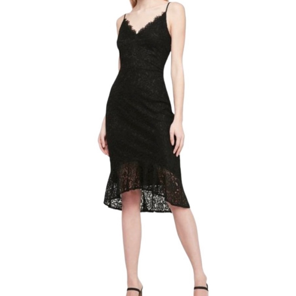 NWT Express Black Lace Cocktail Dress